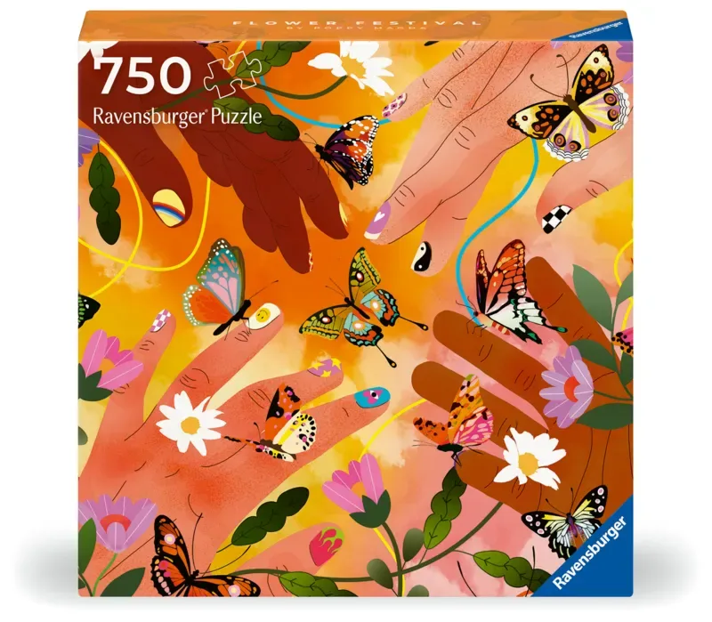 Puzzle Fête des Fleurs - 500 à 999 pièces van Ravensburger – doos 2 van 2