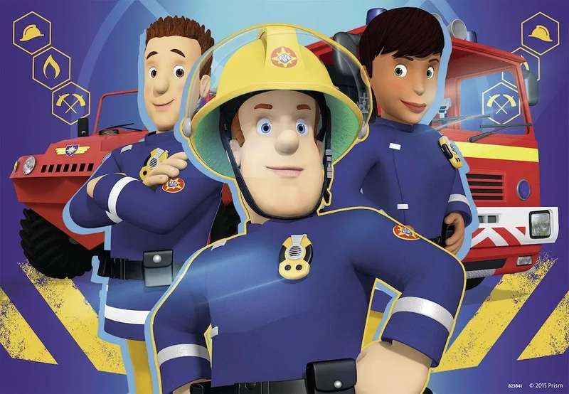 Puzzle Feuerwehrmann Sam, Sam hilft in der Not, 48 Puzzleteile, Made in Europe van Ravensburger, editie Meerkleurig – doos 2 van 3