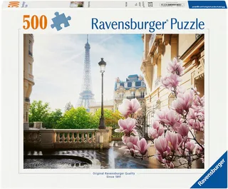 Puzzle Frühling in Paris, 500 Puzzleteile, Made in Germany from Ravensburger, Multicolour edition – box 1 of 2