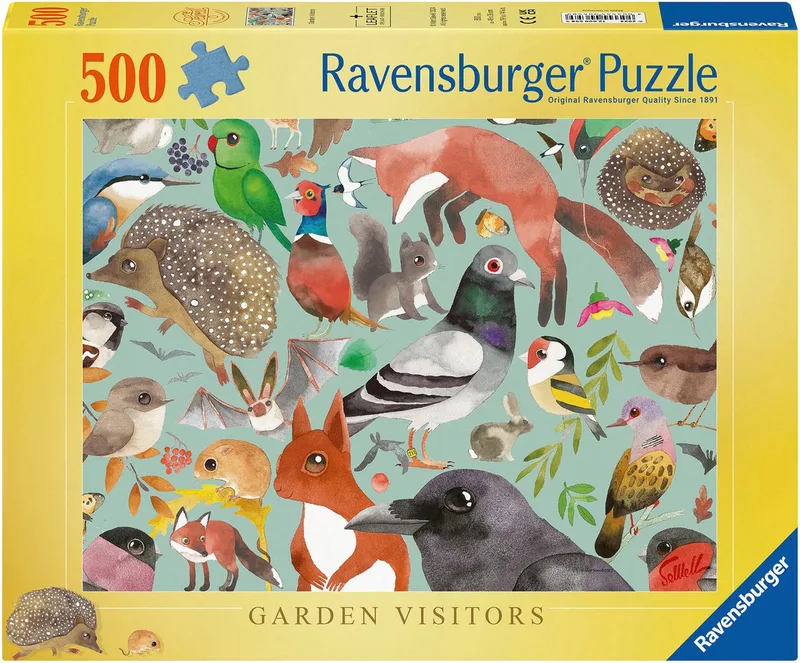 Puzzle Garden Visitors, 500 Puzzleteile, Made in Germany from Ravensburger, Multicolour edition – box 1 of 2