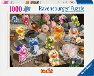 Puzzle Gelini decken den Tisch, 1000 Puzzleteile, Made in Germany from Ravensburger, Multicolour edition – box 1 of 2