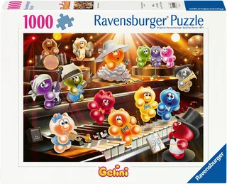 Puzzle Gelini machen Musik, 1000 Puzzleteile, Made in Germany from Ravensburger, Multicolour edition – box 1 of 2