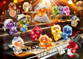 Puzzle Gelini machen Musik, 1000 Puzzleteile, Made in Germany from Ravensburger, Multicolour edition – box 2 of 2