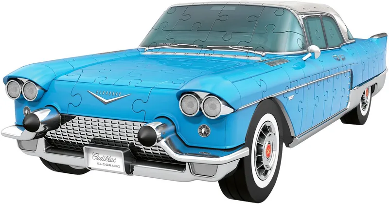 Puzzle Iconics - 174 Onderdelen - Vanaf 8 Jaar from Ravensburger, Cadillac Eldorado Brougham edition – box 3 of 5