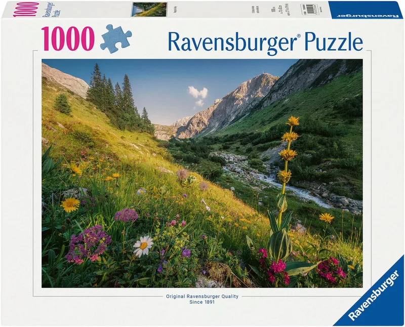 Puzzle Im Garten Eden, 1000 Puzzleteile, Made in Germany de Ravensburger, édition Multicolore – boîte 1 sur 2