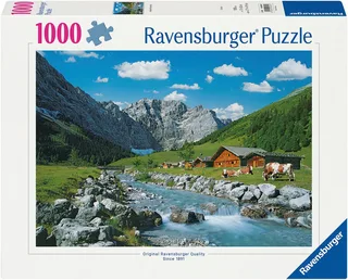 Puzzle Karwendelgebirge, Österreich, 1000 Puzzleteile, Made in Germany de Ravensburger, édition Multicolore – boîte 1 sur 2