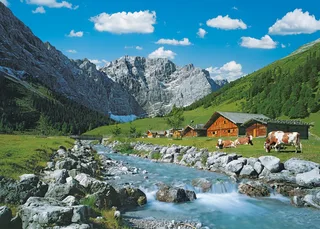 Puzzle Karwendelgebirge, Österreich, 1000 Puzzleteile, Made in Germany de Ravensburger, édition Multicolore – boîte 2 sur 2