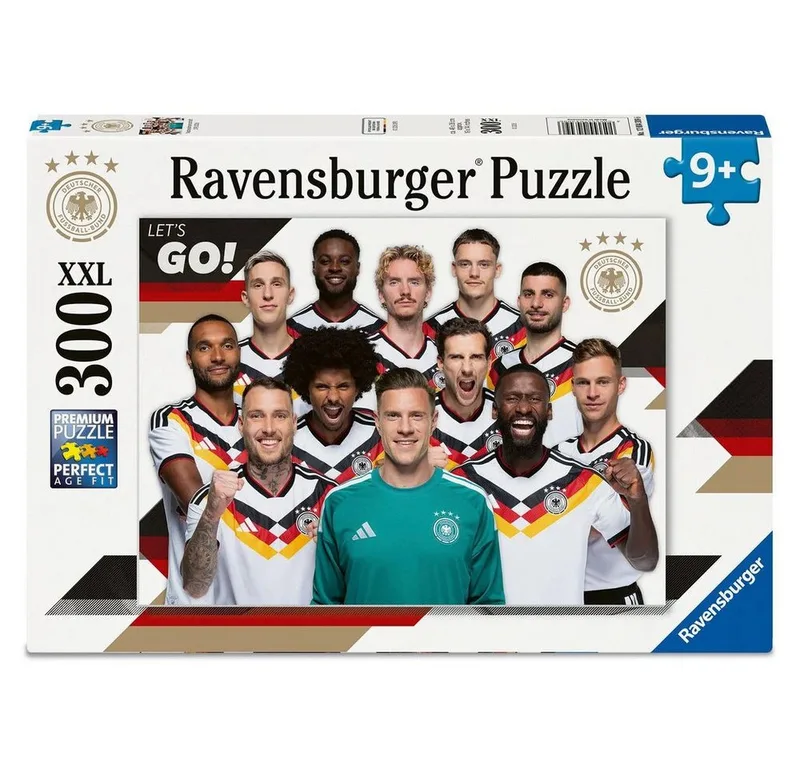 Puzzle Kinderpuzzle 300 XXL Teile - DFB Nationalmannschaft Fußball-WM 2026, 200 Puzzleteile from Ravensburger – box