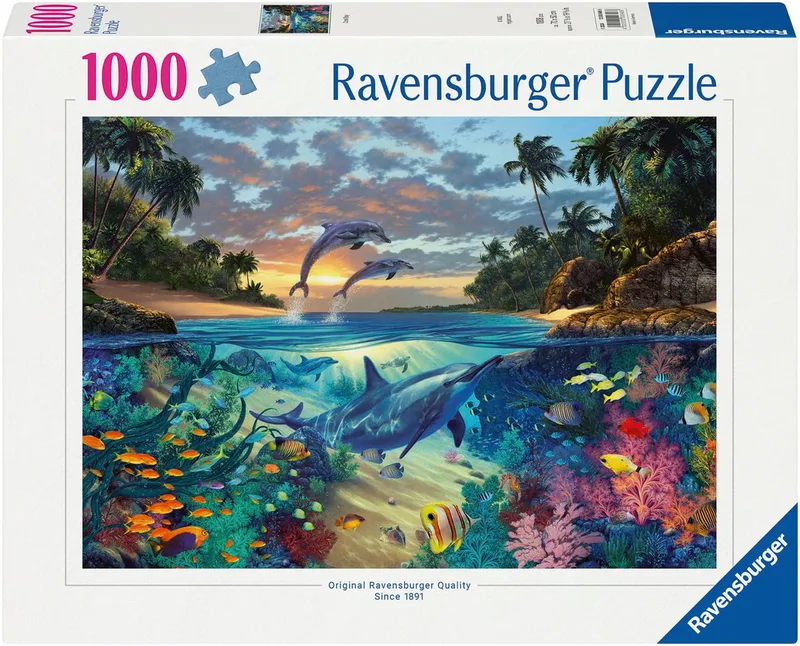 Puzzle Korallenbucht, 1000 Puzzleteile, Made in Germany de Ravensburger, édition Multicolore – boîte 1 sur 2