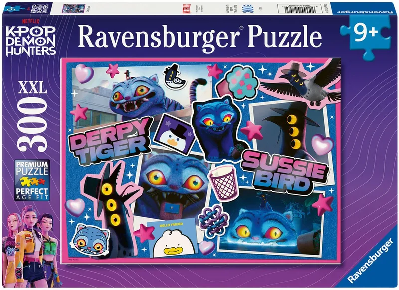 Puzzle KPop Demon Hunters - Derpy & Sussie, 300 Puzzleteile, Made in Germany from Ravensburger, Multicolour edition – box 1 of 2