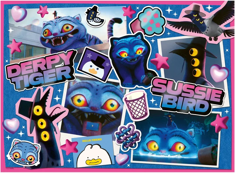 Puzzle KPop Demon Hunters - Derpy & Sussie, 300 Puzzleteile, Made in Germany from Ravensburger, Multicolour edition – box 2 of 2
