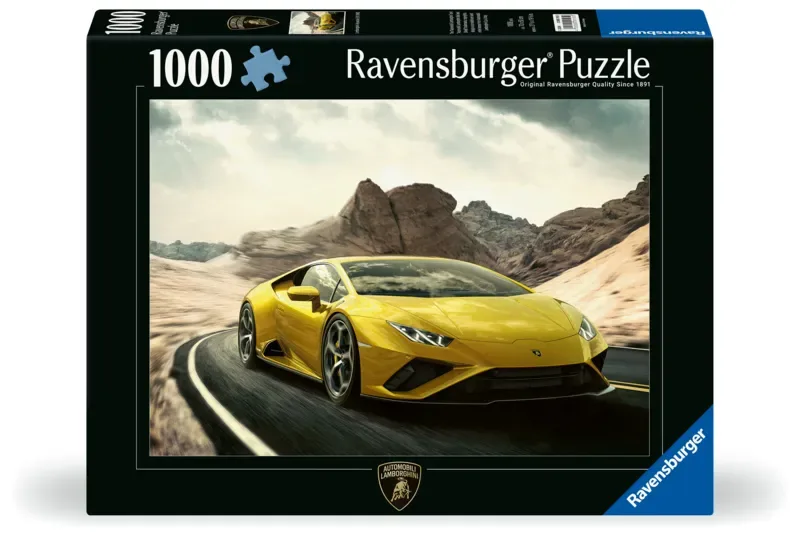 Puzzle Lamborghini Huracán EVO RWD - 1000 pièces van Ravensburger – doos 2 van 2