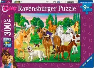 Puzzle Lissy und Arcado auf der Koppel, 300 Puzzleteile, Made in Germany van Ravensburger, editie Meerkleurig – doos 1 van 2