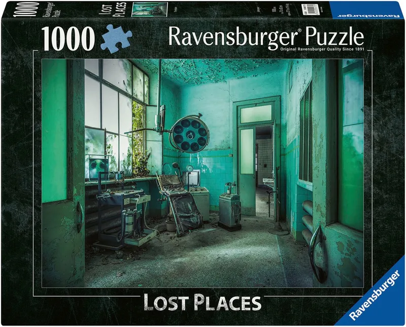 Puzzle Lost Places, The Madhouse, 1000 Puzzleteile, Made in Germany de Ravensburger, édition Multicolore – boîte 1 sur 2