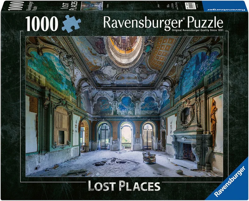Puzzle Lost Places, The Palace, 1000 Puzzleteile, Made in Germany de Ravensburger, édition Multicolore – boîte 1 sur 2