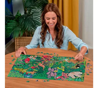Puzzle Magischer Regenwald, 1000 Puzzleteile, Made in Germany de Ravensburger, édition Multicolore – boîte 3 sur 4