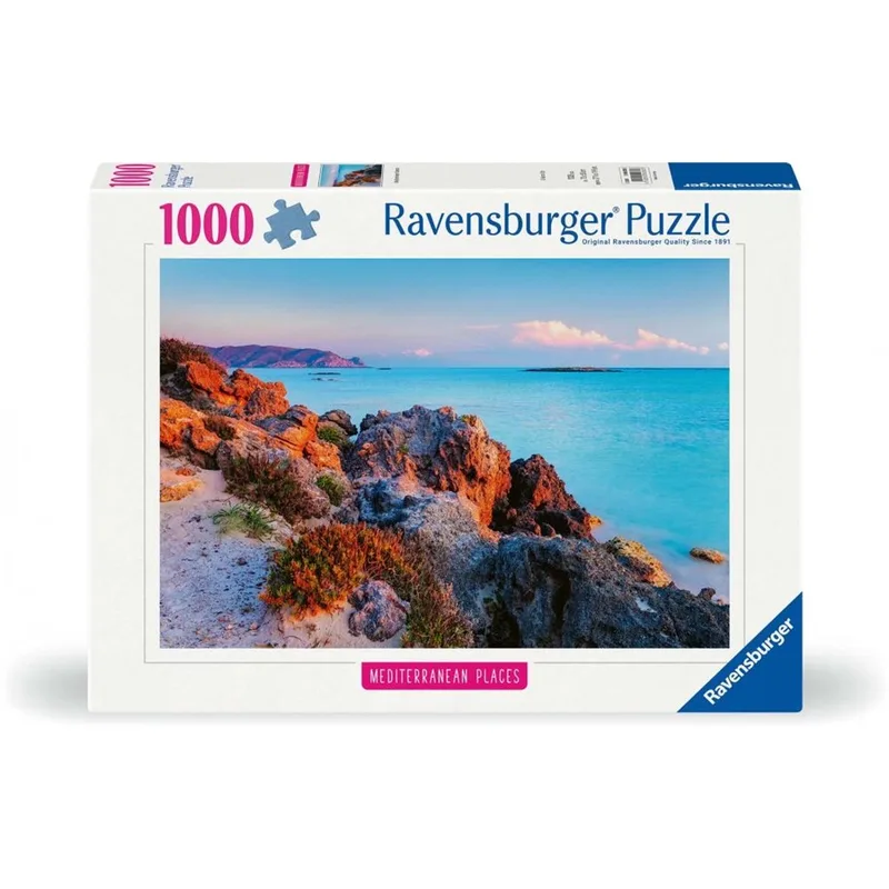 Puzzle - Mediterrean Places Greece - 1000 Teile van Ravensburger, editie Meerkleurig – doos