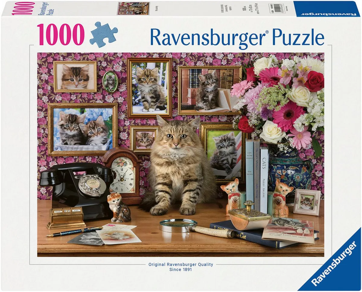 Puzzle Meine Kätzchen, 1000 Puzzleteile, Made in Germany von Ravensburger, Ausgabe Mehrfarbig – Schachtel
