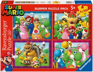 Puzzle Nintendo Super Mario, Zeit für Mario!, 400 Puzzleteile, Made in Europe von Ravensburger, Ausgabe Mehrfarbig – Schachtel 1 von 5