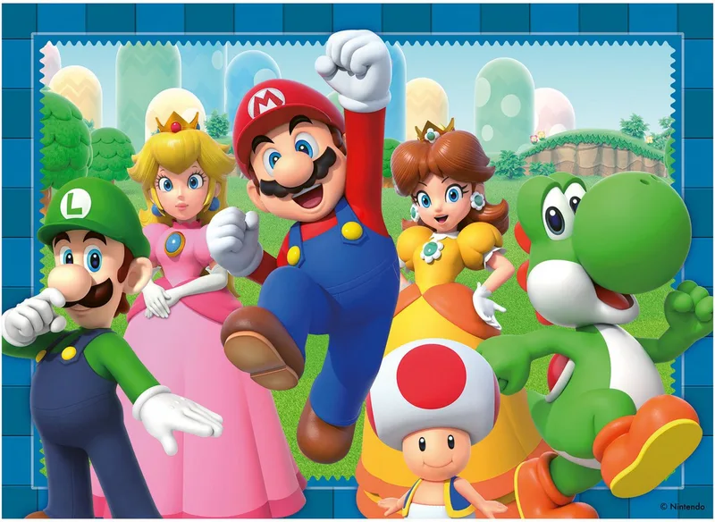 Puzzle Nintendo Super Mario, Zeit für Mario!, 400 Puzzleteile, Made in Europe von Ravensburger, Ausgabe Mehrfarbig – Schachtel 2 von 5