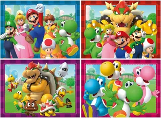 Puzzle Nintendo Super Mario, Zeit für Mario!, 400 Puzzleteile, Made in Europe von Ravensburger, Ausgabe Mehrfarbig – Schachtel 3 von 5