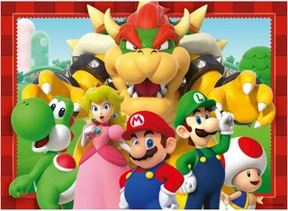 Puzzle Nintendo Super Mario, Zeit für Mario!, 400 Puzzleteile, Made in Europe von Ravensburger, Ausgabe Mehrfarbig – Schachtel 5 von 5