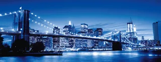 Puzzle Panorama, Leuchtendes New York, 1000 Puzzleteile, Made in Germany fra Ravensburger, Flerfarvet-udgave – æske 2 af 2