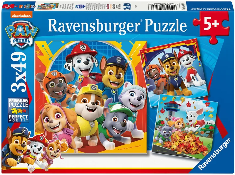 Puzzle Paw Patrol, 147 Puzzleteile, Made in Europe from Ravensburger, Multicolour edition – box 1 of 5