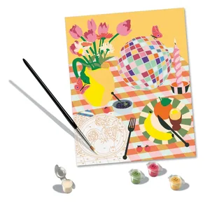 Puzzle Peinture au Numéro - CréArt - Disco vibes - Poppy Magda de Ravensburger – boîte 1 sur 2