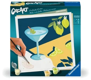 Puzzle Peinture au Numéro - CréArt - Drink Lemon van Ravensburger – doos 2 van 2