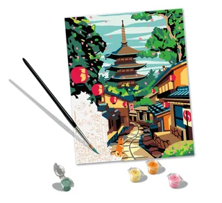 Puzzle Peinture au Numéro - CréArt - Japan - Batiste Perron van Ravensburger – doos 1 van 2