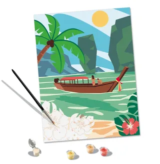 Puzzle Peinture au Numéro - CréArt - Phuket de Ravensburger – boîte 1 sur 2
