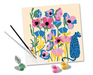 Puzzle Peinture au Numéro - CréArt - Poppy - Jolane Edition van Ravensburger – doos 1 van 2