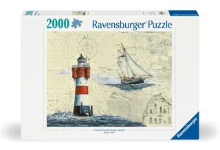 Puzzle Phare Romantique - 2000 pièces von Ravensburger – Schachtel 2 von 2