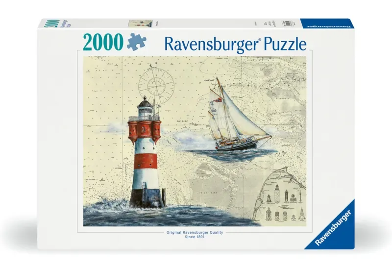 Puzzle Phare Romantique - 2000 pièces von Ravensburger – Schachtel 2 von 2
