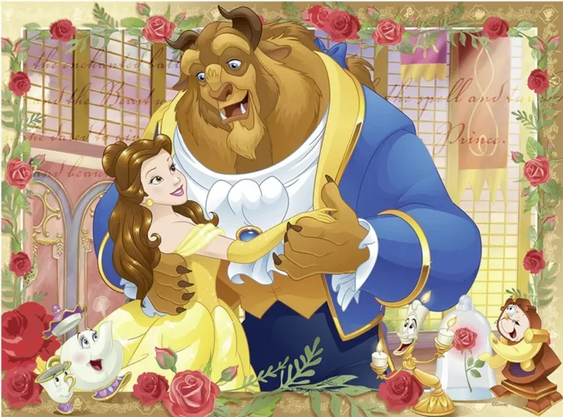 Puzzle Pièces XXL - La Belle et La Bête - 100 à 149 pièces de Ravensburger – boîte 1 sur 2