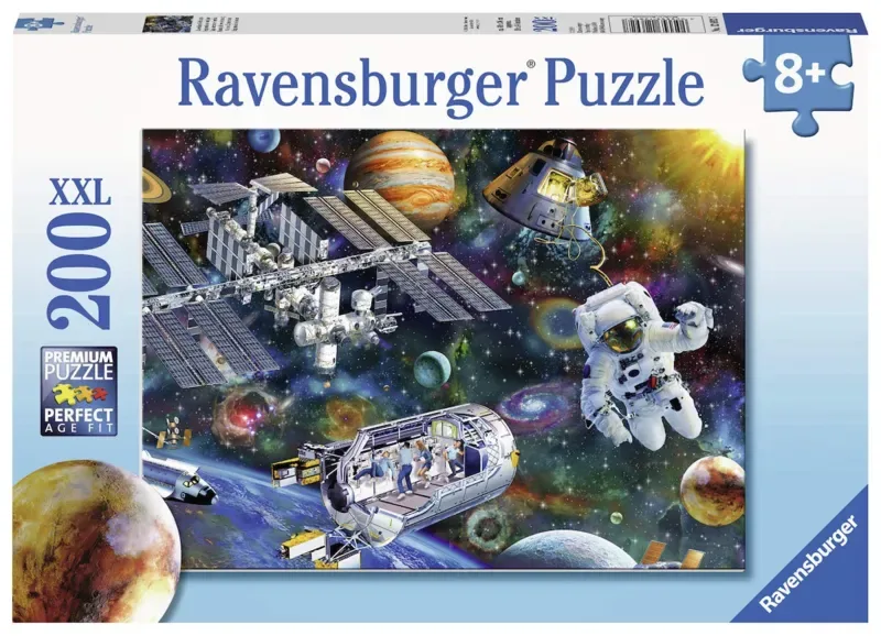 Puzzle Pièces XXL - Station Spatiale internationale - 200 à 499 pièces de Ravensburger – boîte 2 sur 2