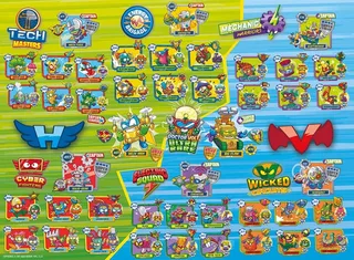 Puzzle Pièces XXL - Super Zings B - 100 à 149 pièces de Ravensburger – boîte 1 sur 2