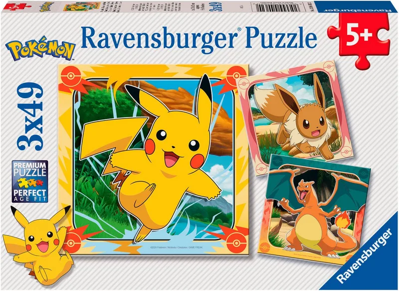 Puzzle Pokémon, 147 Puzzleteile, Made in Europe from Ravensburger, Multicolour edition – box 1 of 5