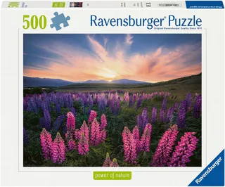 Puzzle power of nature, Lupinen, 500 Puzzleteile, Made in Germany de Ravensburger, édition Multicolore – boîte 1 sur 2