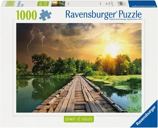 Puzzle power of nature, Mystisches Licht, 1000 Puzzleteile, Made in Germany de Ravensburger, édition Multicolore – boîte 1 sur 2