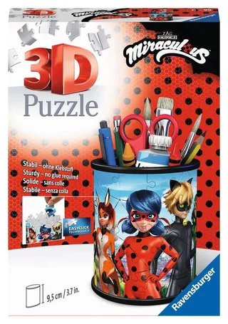 Puzzle Puzzle 3D - Pot à Crayons - Miraculous - 51 à 99 pièces from Ravensburger – box 2 of 2