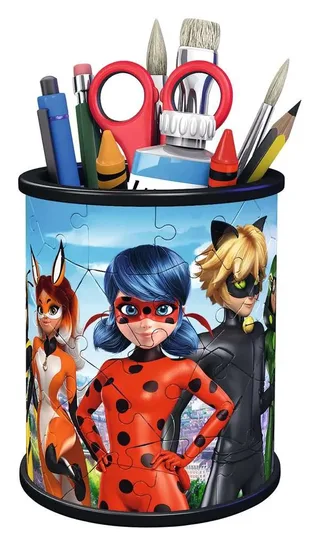 Puzzle Puzzle 3D - Pot à Crayons - Miraculous - 51 à 99 pièces from Ravensburger – box 1 of 2