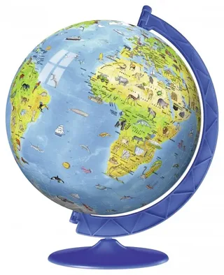 Puzzle Puzzle Ball 3D - Mappemonde en Espagnol - 150 à 199 pièces de Ravensburger – boîte 1 sur 2