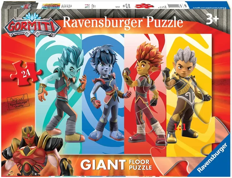 Puzzle Puzzle Géant de Sol - Gormiti - 10 à 25 pièces de Ravensburger – boîte 2 sur 2