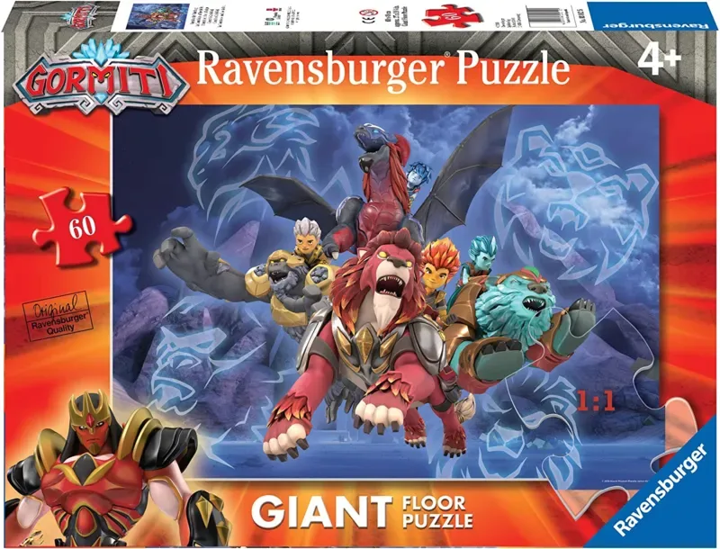 Puzzle Puzzle Géant de Sol - Gormiti - 51 à 99 pièces from Ravensburger – box 2 of 2