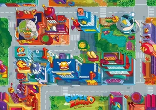 Puzzle Puzzle Géant de Sol - Super Zings - 51 à 99 pièces von Ravensburger – Schachtel 1 von 2