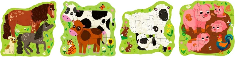 Puzzle PuzzleUP!, Bauernhoftiere, 28 Puzzleteile, Made in Europe from Ravensburger, Multicolour edition – box 2 of 3