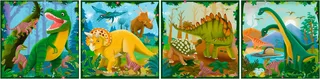 Puzzle PuzzleUP!, Dinosaurier, 159 Puzzleteile, Made in Europe de Ravensburger, édition Multicolore – boîte 2 sur 3