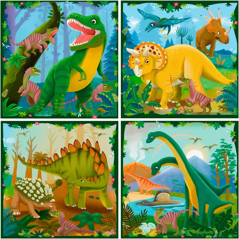 Puzzle PuzzleUP!, Dinosaurier, 159 Puzzleteile, Made in Europe de Ravensburger, édition Multicolore – boîte 3 sur 3